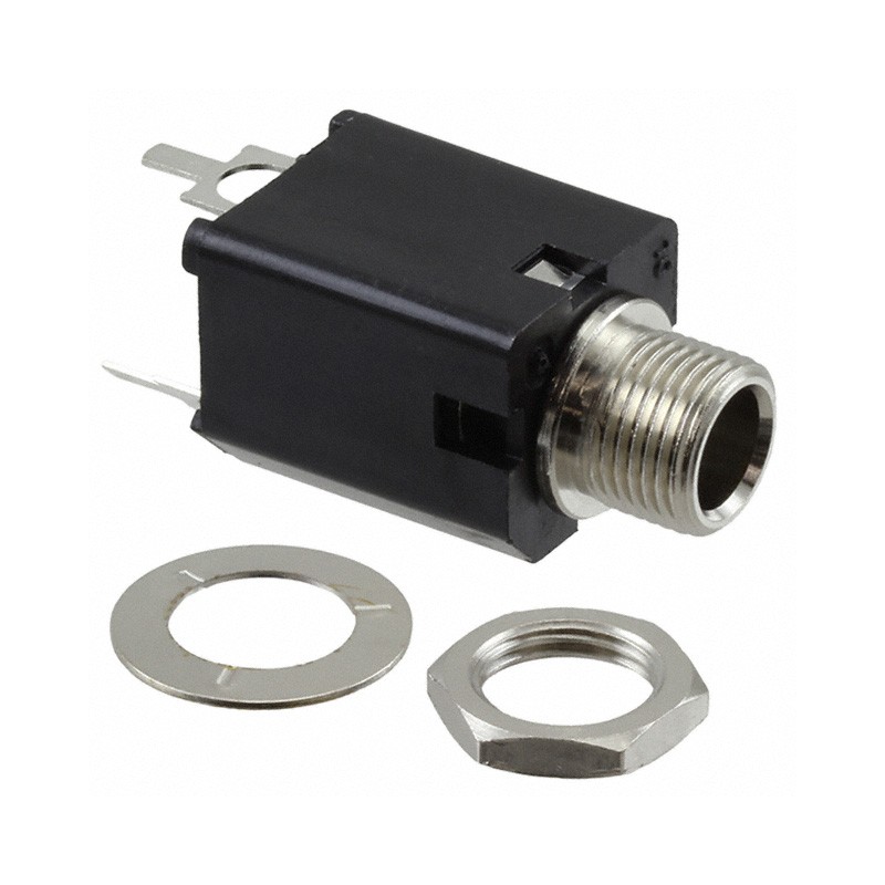 1 pcs : 111X - CONN JACK MONO 6.35MM PNL MNT