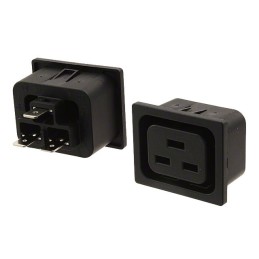 1 pcs : 4797.3010 - PWR ENT RCPT IEC320-2-2J PANEL