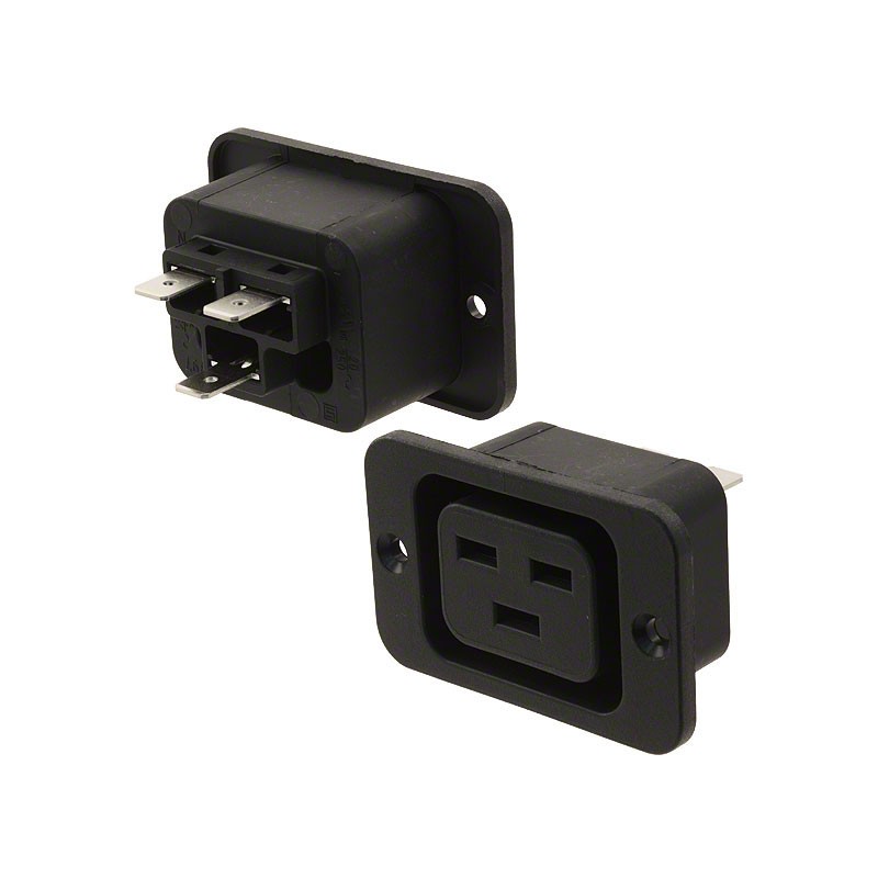 1 pcs : 4797.0000 - PWR ENT RCPT IEC320-2-2J PNL QC