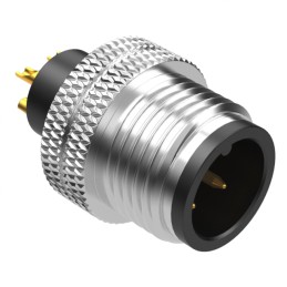 1 pcs : 50-00959 - CONN PLUG MALE 4P GOLD SLDR CUP