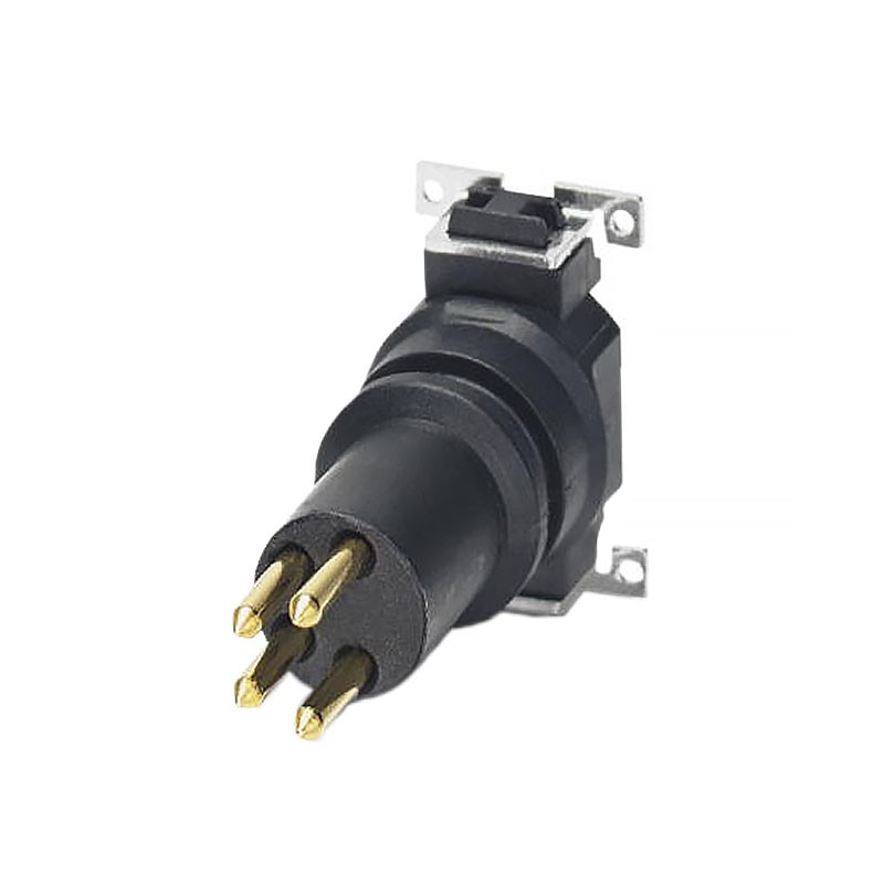 1 pcs : 1412249 - CONN MALE INSERT 4POS SOLDER