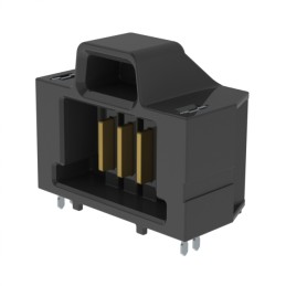 1 pcs : UMPT-03-01-L-RA-WT-P-TR - CONN HDR 3POS 2.00MM R/A SLDR