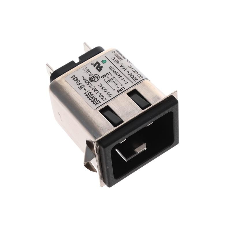 1 pcs : 20SRBS1-W - PWR ENT RCPT IEC320-C20 PANEL QC