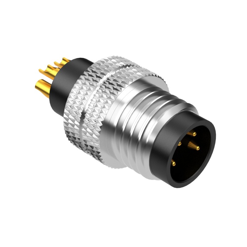 1 pcs : 50-00676 - M8 A-CODE 4POS PLUG MOLDING