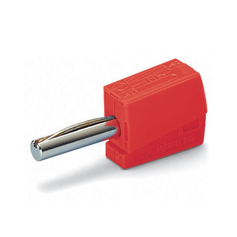 1 pcs : 215-212 - BANANA PLUG FOR SOCKET 4 MM 2