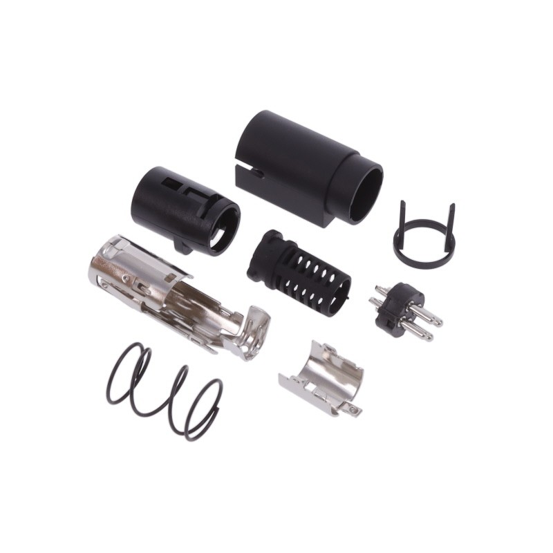 1 pcs : GTPWRDIN4LB - POWER DIN PLUG, 4P, SNAP AND LOC