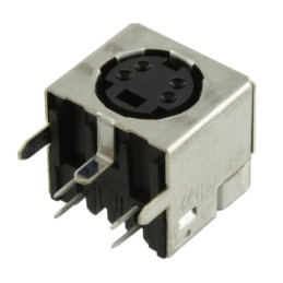 1 pcs : 5749263-1 - CONN RCPT FMALE MINI DIN 4P SLDR