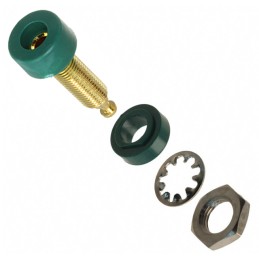 1 pcs : 2854-5 - CONN BANANA JACK TURRET GREEN