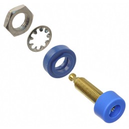 1 pcs : 2854-6 - CONN BANANA JACK TURRET BLUE