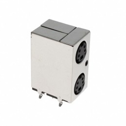 1 pcs : KMDGX-4S/4S-S4N1 - CONN RCPT FMALE MIN DIN 4/4P SLD