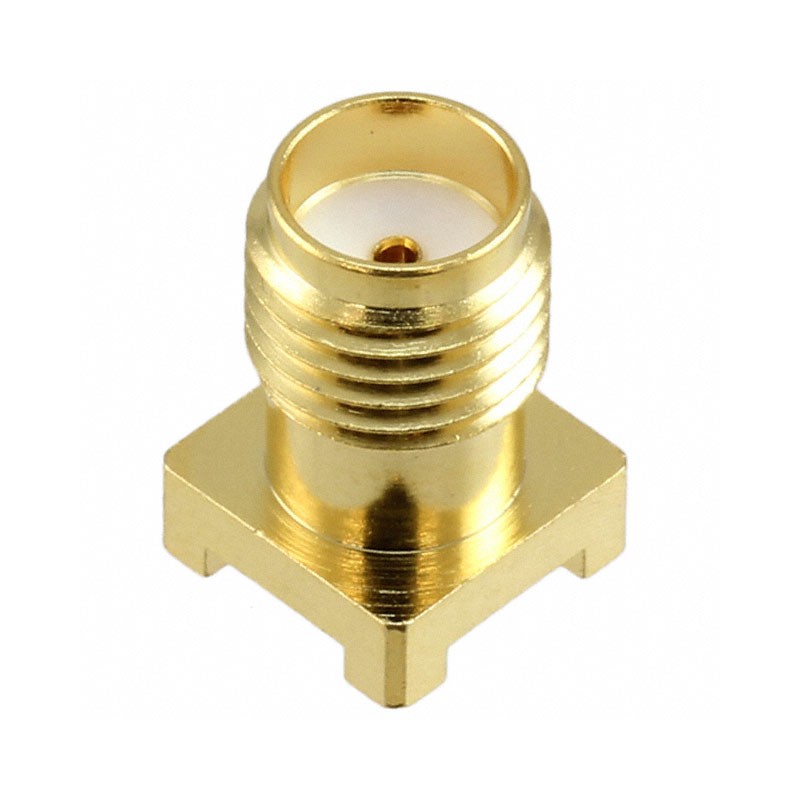 1 pcs : CONSMA001-SMD-G - CONN SMA RCPT STR 50 OHM SMD