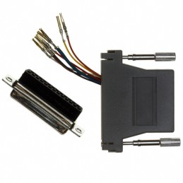 1 pcs : RJADK25S7080831 - ADAPT DB25F TO RJ45 JACK GRAY
