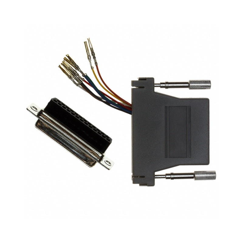 1 pcs : RJADK25S7080831 - ADAPT DB25F TO RJ45 JACK GRAY
