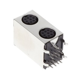 1 pcs : KMDGX-8S/8S-S4N - CONN RCPT FMALE MIN DIN 8/8P SLD