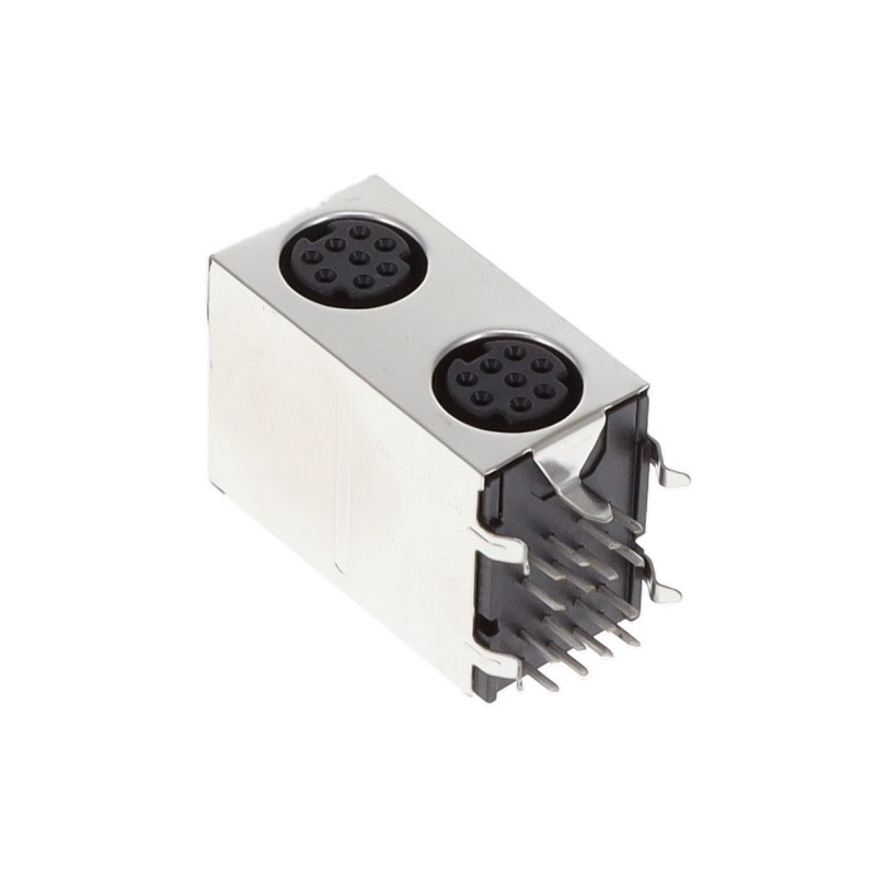 1 pcs : KMDGX-8S/8S-S4N - CONN RCPT FMALE MIN DIN 8/8P SLD