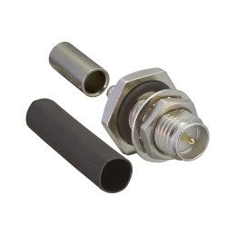 1 pcs : CONREVSMA014 - CONN RPSMA RCPT STR 50OHM SOLDER