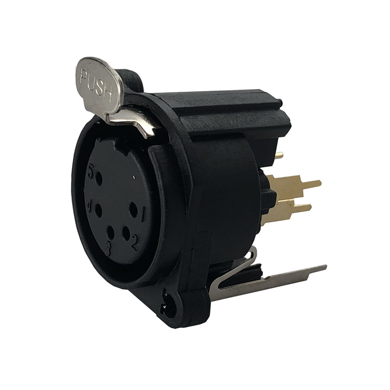 1 pcs : IO-XLR5-F-EV - CONN RCPT FMALE XLR 5POS SOLDER