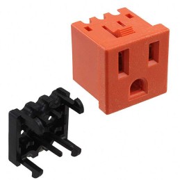 1 pcs : 1-208979-2 - PWR ENT RCPT NEMA5-15 PANEL IDC