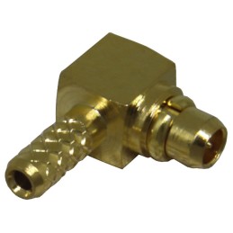 1 pcs : CONMMCX012-R178 - CONN MMCX PLUG R/A 50 OHM SOLDER