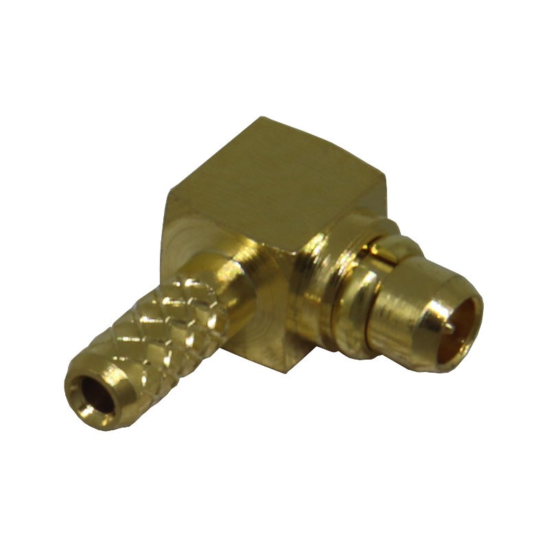 1 pcs : CONMMCX012-R178 - CONN MMCX PLUG R/A 50 OHM SOLDER