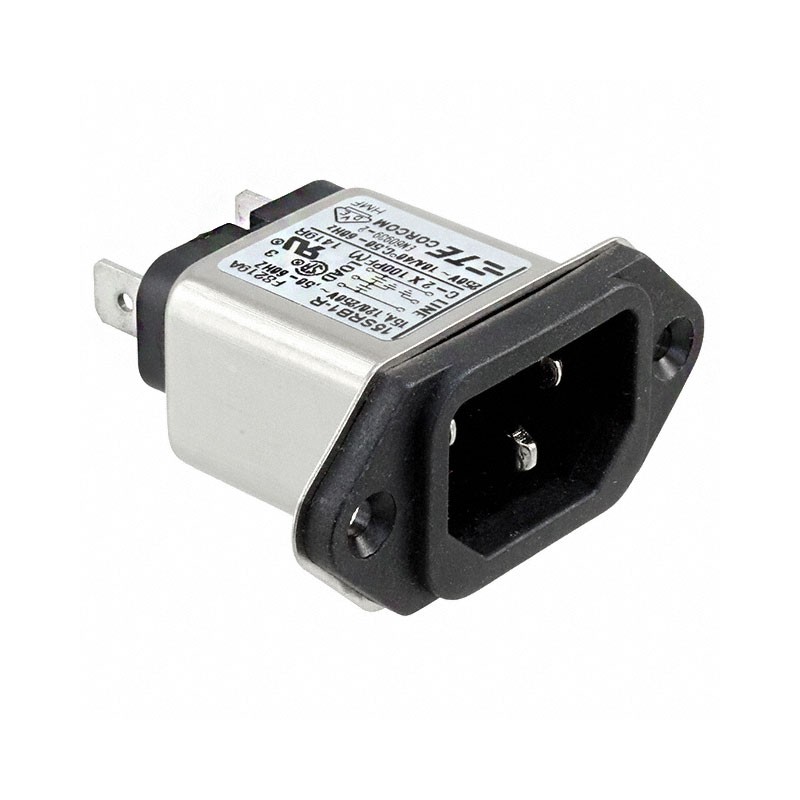 1 pcs : 6609987-2 - PWR ENT RCPT IEC320-C14 PANEL QC