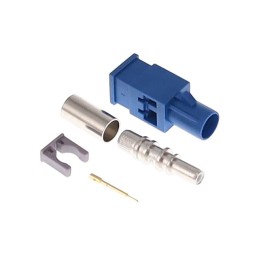 1 pcs : FK0MCG - FAKRA GEN 1 CODE C BLUE MALE PLU