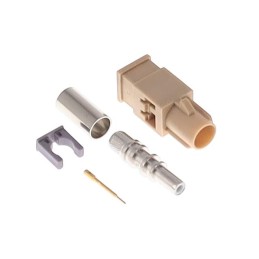 1 pcs : FK0MIG - FAKRA GEN 1 CODE I BEIGE MALE PL