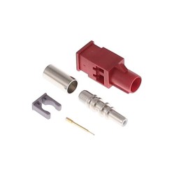 1 pcs : FK0MLG - FAKRA GEN 1 CODE L CARMINE RED M