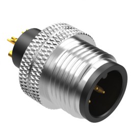 1 pcs : 50-00960 - CONN PLUG MALE 5P GOLD SLDR CUP