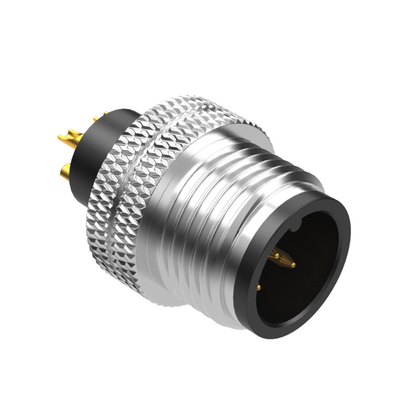 1 pcs : 50-00960 - CONN PLUG MALE 5P GOLD SLDR CUP