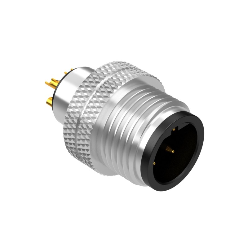 1 pcs : 50-01017 - M12 B-CODE 4POS PLUG MOLDING