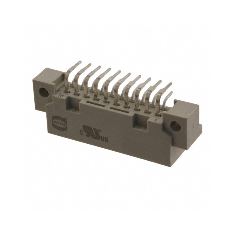 1 pcs : 09241206921 - CONN DIN HDR 20POS PCB RA GOLD