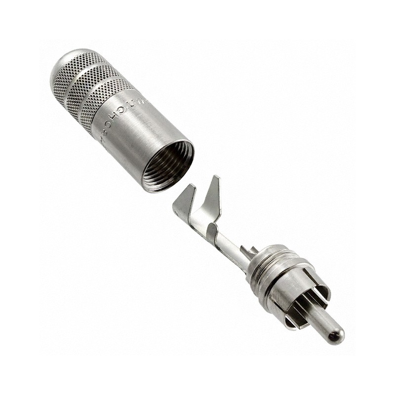 1 pcs : 3502A - CONN RCA PLUG MONO 2COND