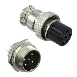 1 pcs : PRT-11475 - CONN PLUG FMALE 6POS SLDR CUP