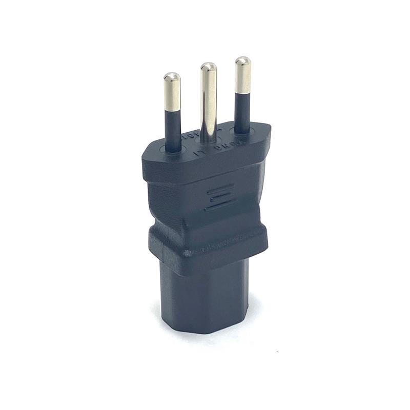 1 pcs : 2302-701(R) - PLUG ADAPTER, ITALY TO C13