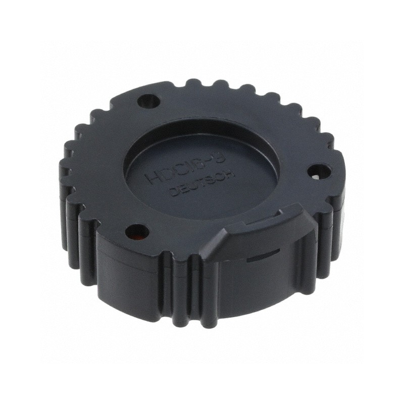 1 pcs : HDC16-9-E004 - CONN PROTECTIVE COVER 9 BLACK