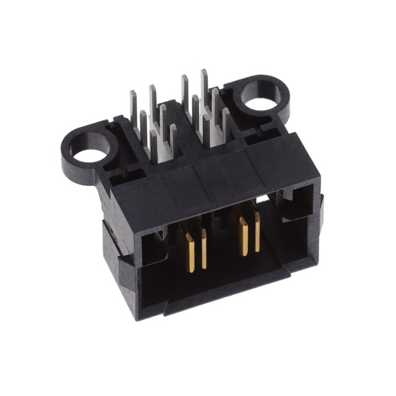 1 pcs : MPT-02-01-03-L-RA-SD - CONN HDR 2POS 5.00MM EDGE RA SLD