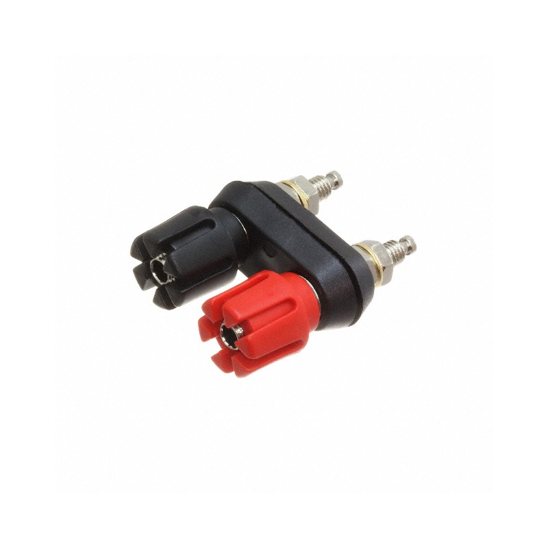 1 pcs : BU-P6883 - CONN BIND POST DL FLUTD BLK/RED