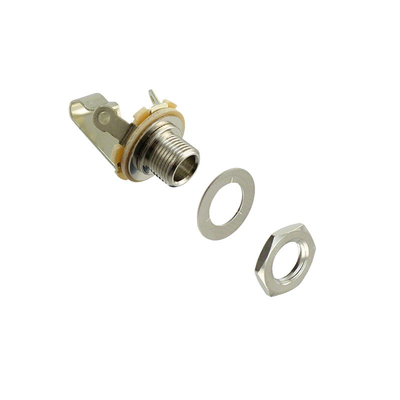 1 pcs : 11 - CONN JACK MONO 6.35MM PNL MNT