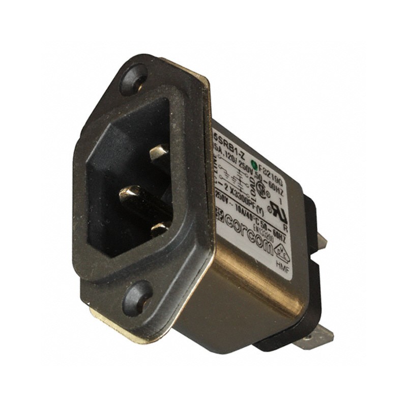 1 pcs : 6609987-8 - PWR ENT RCPT IEC320-C14 PANEL QC