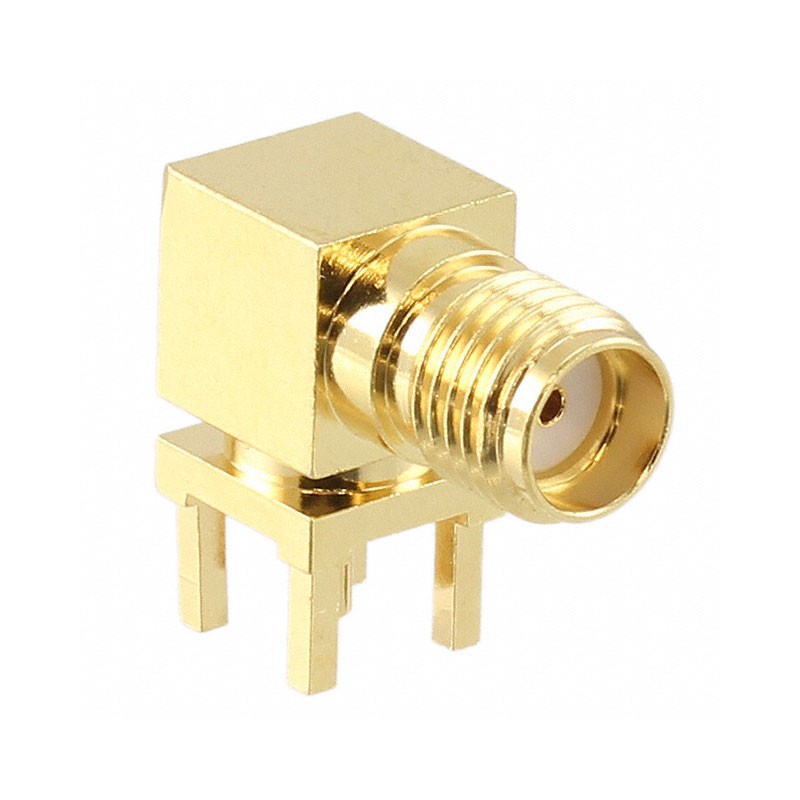 1 pcs : 5-1814400-2 - CONN SMA JACK R/A 50 OHM PCB