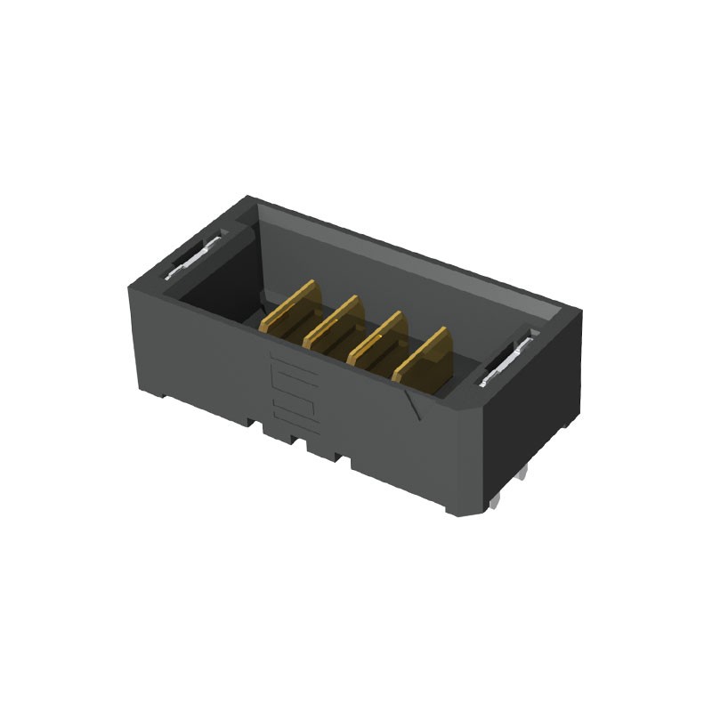 1 pcs : UMPT-04-01.5-G-V-S-W-TR - CONN HDR 4POS 2.00MM SMD SLDR