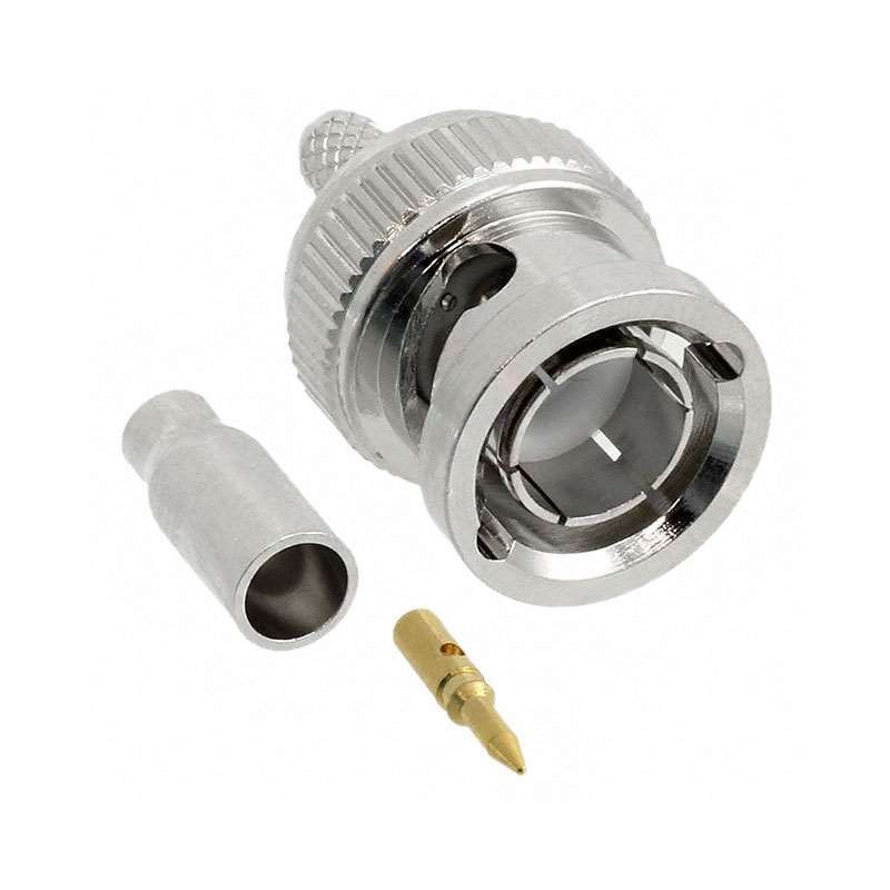 1 pcs : 1-1337431-0 - CONN BNC PLUG STR 75 OHM SOLDER