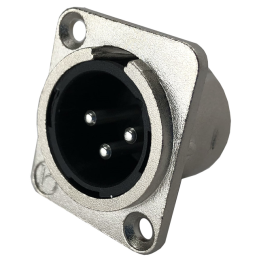 1 pcs : IO-XLR3-M-JL - CONN RCPT MALE XLR 3P SOLDER CUP