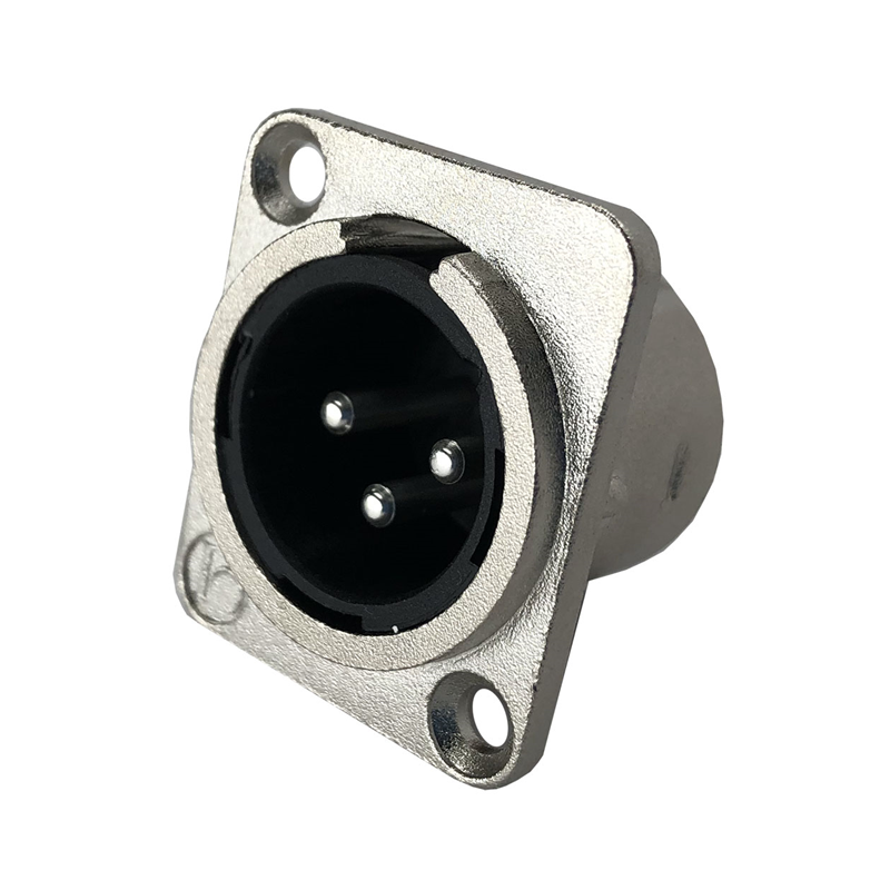 1 pcs : IO-XLR3-M-JL - CONN RCPT MALE XLR 3P SOLDER CUP