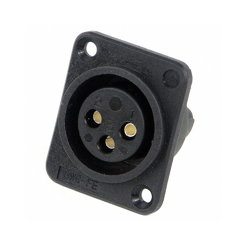 1 pcs : PD3FSC1 - CONN PLUG FMALE XLR 3P SLDR CUP