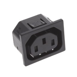 1 pcs : 4724.0300 - PWR ENT RCPT IEC320-2-2F PANEL