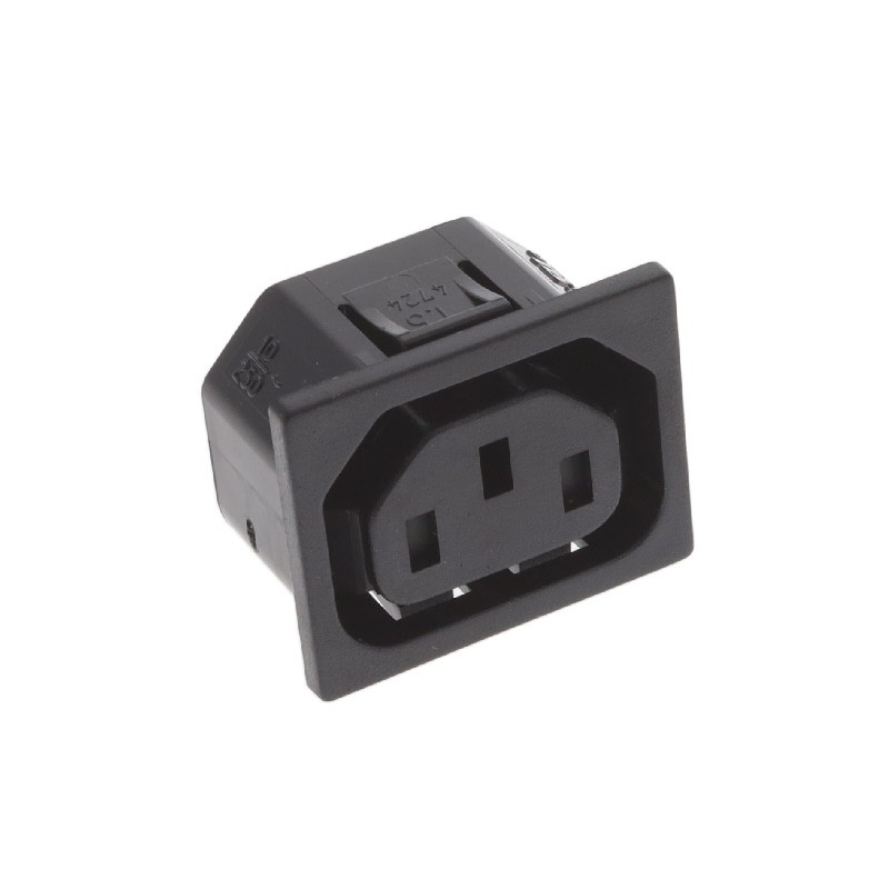 1 pcs : 4724.0300 - PWR ENT RCPT IEC320-2-2F PANEL