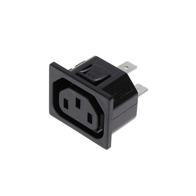 1 pcs : 4724.0000 - PWR ENT RCPT IEC320-2-2F PNL QC