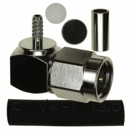 1 pcs : CONSMA012-R178 - CONN SMA PLUG R/A 50 OHM SOLDER